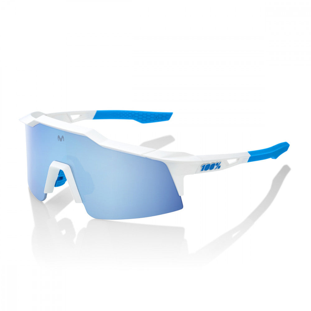 Speedcraft SL Movistar - HiPER Blue Multi Mirror Lens - Team White
