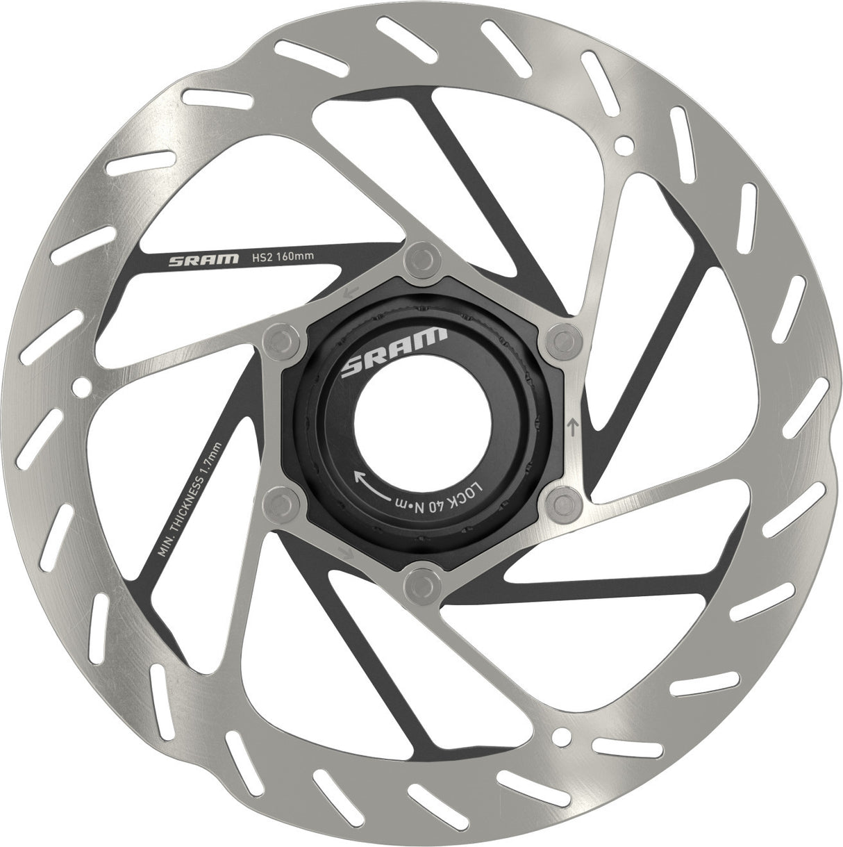 Bremsscheibe HS2 - abgerundet - Centerlock