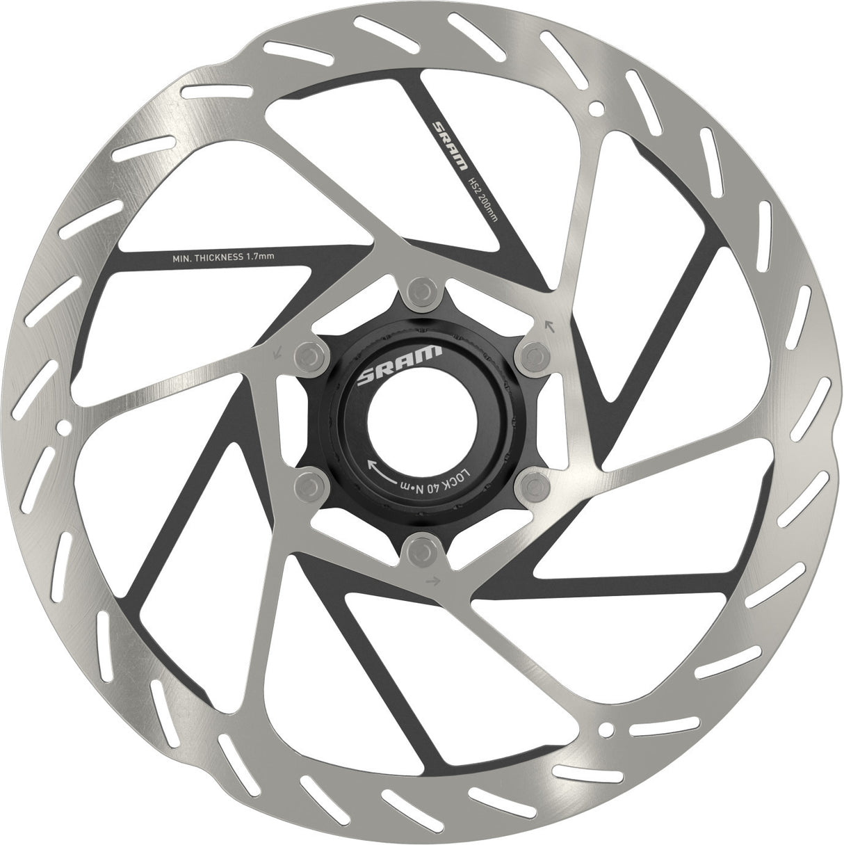 Bremsscheibe HS2 - abgerundet - Centerlock