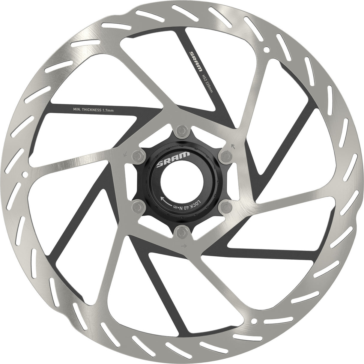 Bremsscheibe HS2 - abgerundet - Centerlock