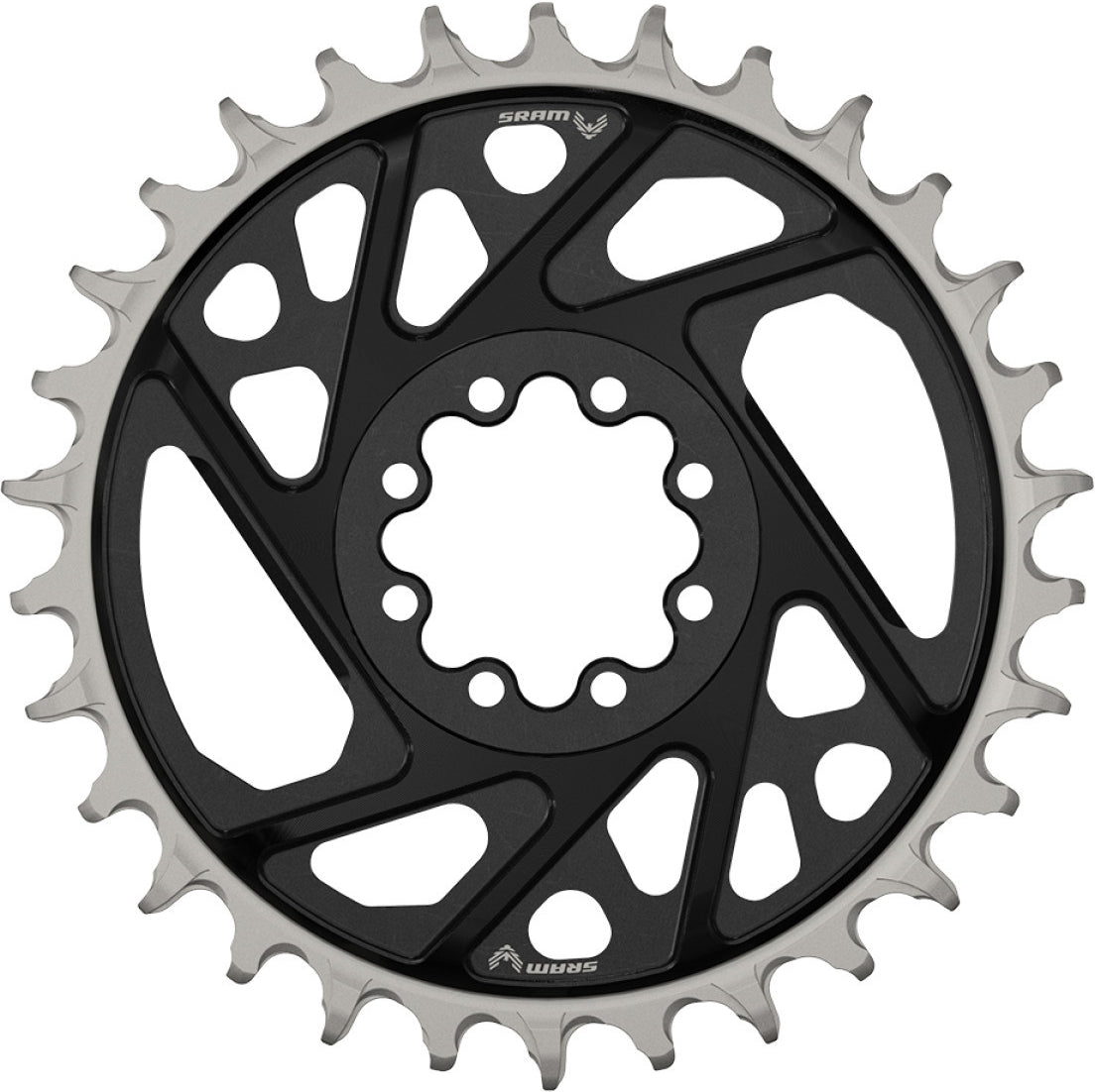 XX Eagle T-Type Kettenblatt, DM 3 mm Offset - schwarz