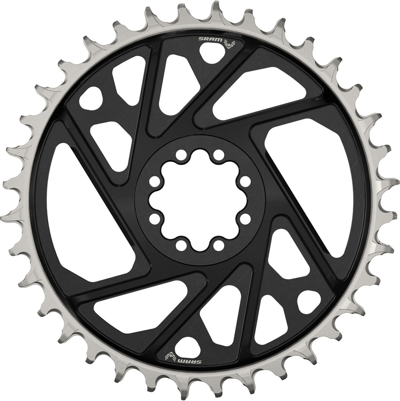 XX Eagle T-Type Kettenblatt, DM 3 mm Offset - schwarz