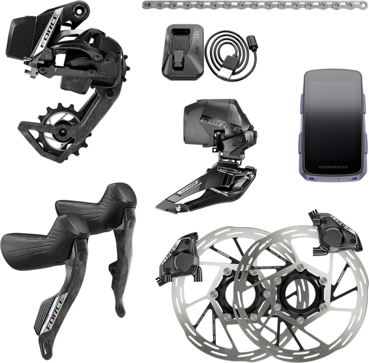 Kit FORCE AXS Hammerhead - schwarz