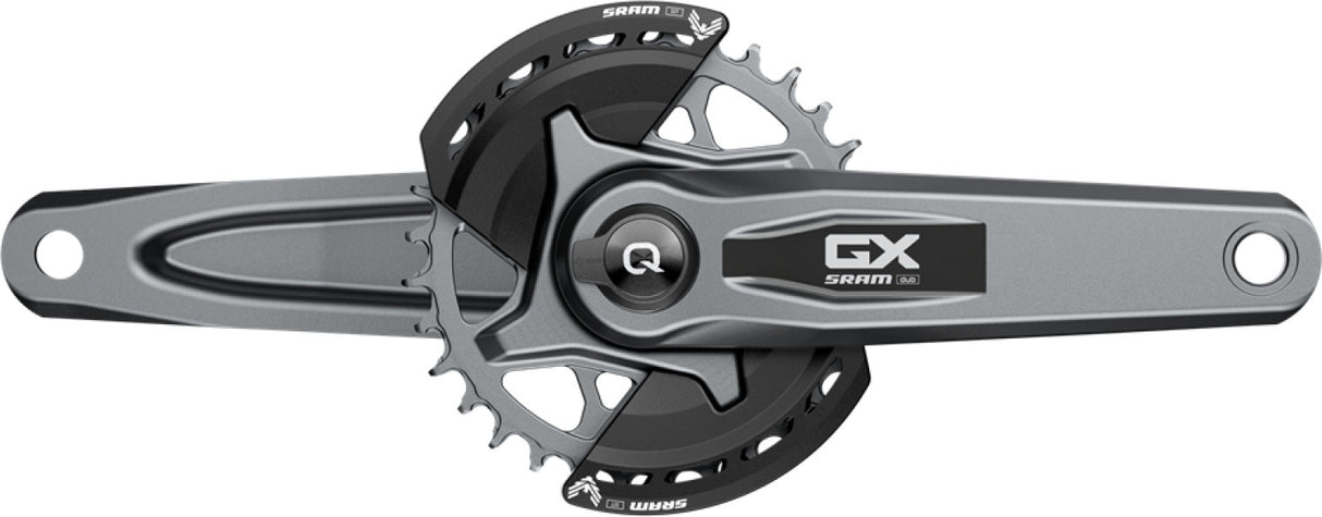 Quarq GX Eagle T-Type AXS Kurbelgarnitur, 55mm, 12-fach - grau