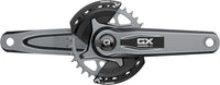 Quarq GX Eagle T-Type AXS Kurbelgarnitur, 55mm, 12-fach - grau