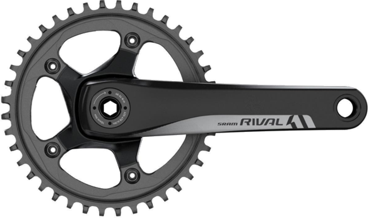 Rival 1 Kurbelgarnitur, GXP, 42 Zähne - schwarz