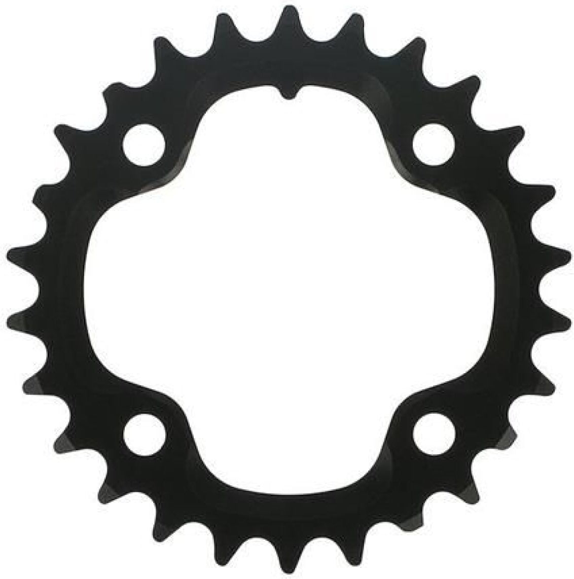 MTB Kettenblatt, 10-fach, Lochkreis 80 mm, 26 Zähne - schwarz