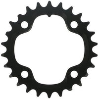 MTB Kettenblatt, 10-fach, Lochkreis 80 mm, 26 Zähne - schwarz