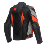 SUPER RIDER 2 Absoluteshell™ Jacke - Black/Dark-Gull-Gray/Fluo-Red