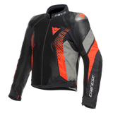SUPER RIDER 2 Absoluteshell™ Jacke - Black/Dark-Gull-Gray/Fluo-Red