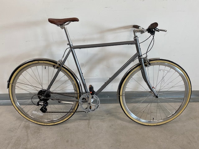 Odyssey 8SP City Bike - brandford silver