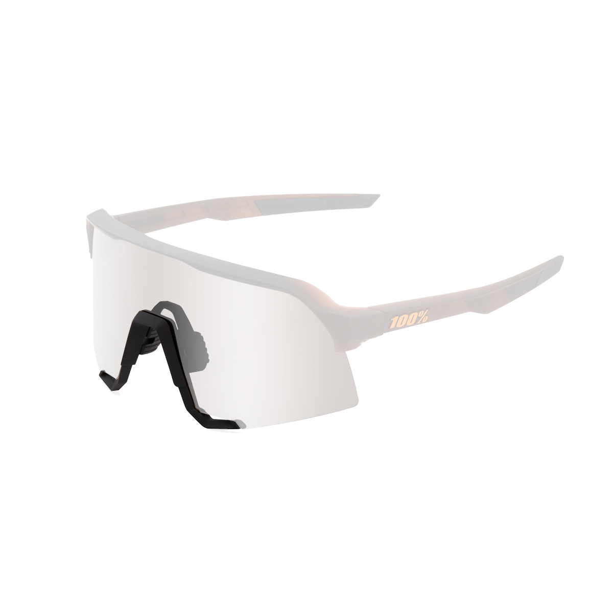 Speedcraft, S3 Ersatznasensteg - Matte Translucent Brown