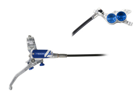 Tech 4 E4 Scheibenbremse - silber / blau