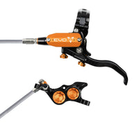 Tech 4 EVO TR4 Scheibenbremse Stahlflexleitung - schwarz/orange