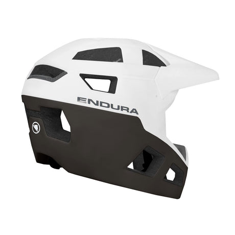 SingleTrack Full Face MiPS® Helm - Weiß