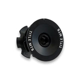 Top Cap und Gabelschraube - black