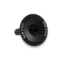 Top Cap und Gabelschraube - black