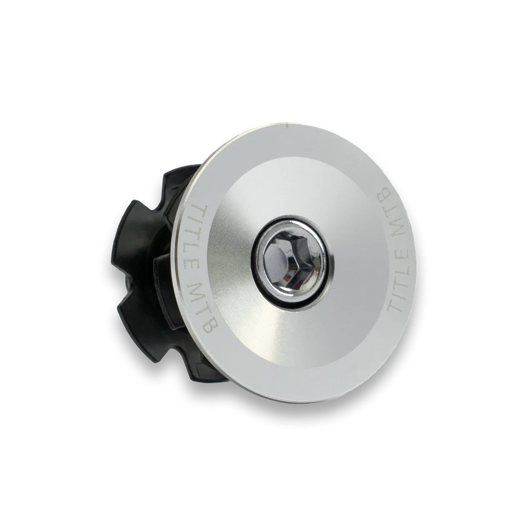 Top Cap und Gabelschraube - chrome