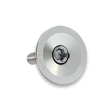 Top Cap und Gabelschraube - chrome