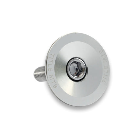 Top Cap und Gabelschraube - chrome