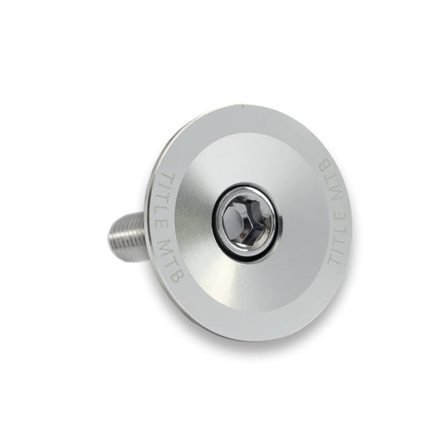 Top Cap und Gabelschraube - chrome
