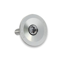 Top Cap et boulon de fourche - chrome
