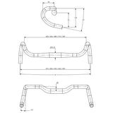Truck Stop Bar Allroad Lenker, 31.8 mm - schwarz