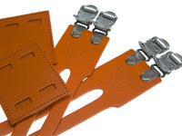 Double Leather Straps Pedalriemen - Honigbraun