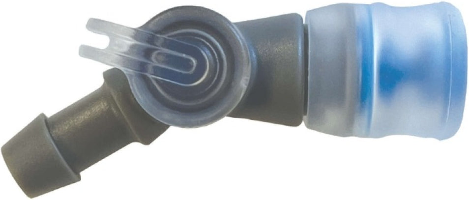 Replacement mouthpiece 45 degrees, incl. closure and dust protection - gray/blue 