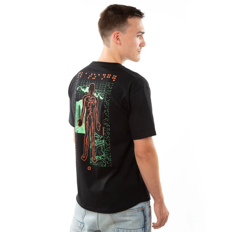 T-Shirt Veins Schwarz