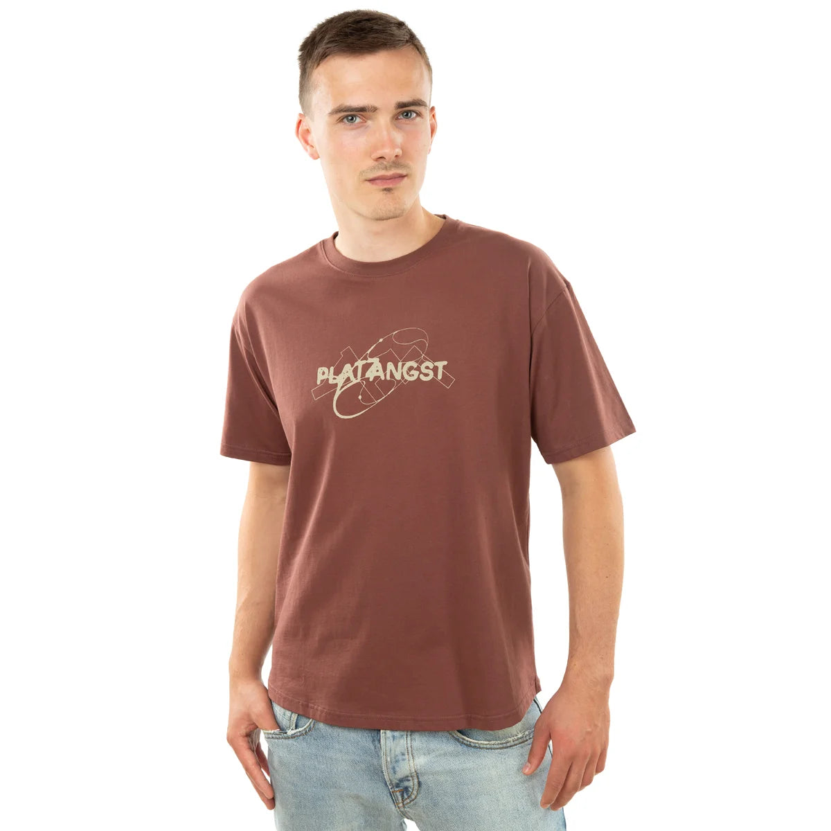 T-Shirt Veins Braun
