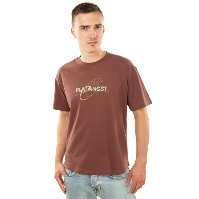 T-Shirt Veins Braun