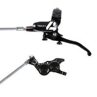 Tech 4 V4 Disc Brake Steel Braided Line - Black 