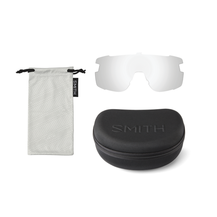 Wildcat - White + ChromaPop Red Mirror Lens 