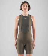 Odyssey Training Bib Shorts - Military Green