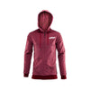 Felpa con zip e cappuccio Premium # - Rubino