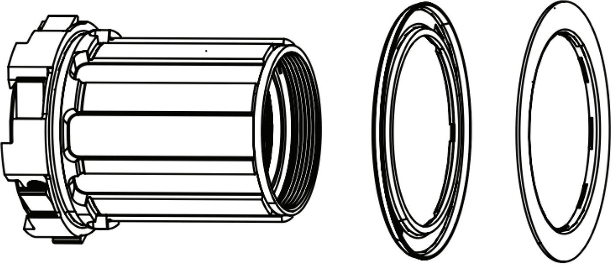ZR1/ZR1SL, HG/Shimano Freilauf Kit