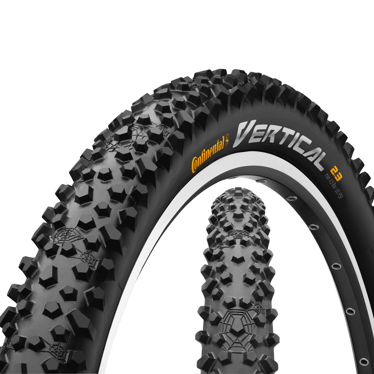continental vertical bike tyre 26x2 3